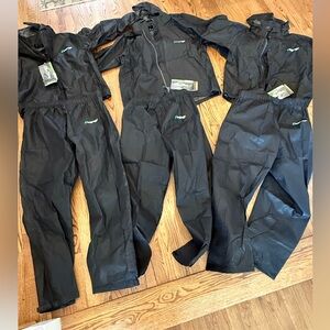 Black Frogg Toggs Wind and Rain Suits-NWT!!